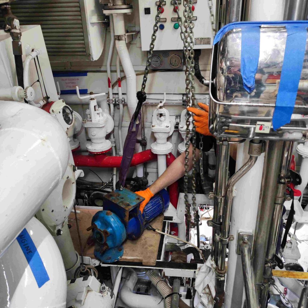 Luxury yacht maintenance and repair